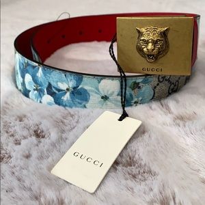Gucci supreme tiger belt